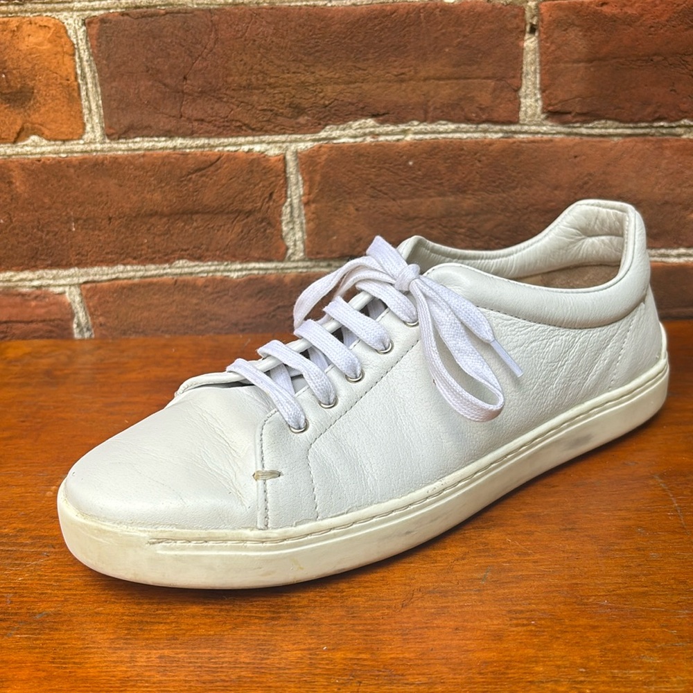 rag & bone Off-White Leather Sneakers